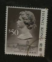 HONG KONG 1989 Definitive $50 Grey with imprint date added to the design. - 72020 - FU