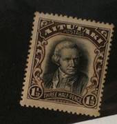 AITUTAKI 1920 Definitive 1½d Black and Sepia. Captain James Cook - 72027 - UHM