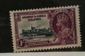 GILBERT & ELLICE ISLANDS 1935 Silver Jubilee 1/- Slate and Purple. - 72028 - UHM