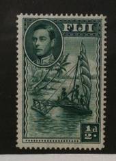 FIJI 1938 Geo 6th Definitive ½d Green. Perf 14. - 72047 - Mint