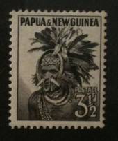 PAPUA NEW GUINEA 1952 Definitive 3½d Black. - 72054 - UHM