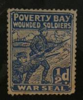 NEW ZEALAND 1914 Poverty Bay War Seal. - 72057 - Cinderellas