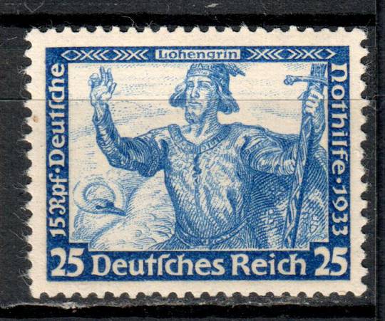 GERMANY 1933 Welfare Fund 25pf+15pf Ultramarine. - 72107 - UHM