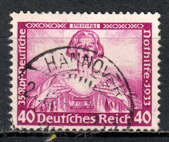 GERMANY 1933 Welfare Fund 40pf+15pf Magenta. - 72108 - FU