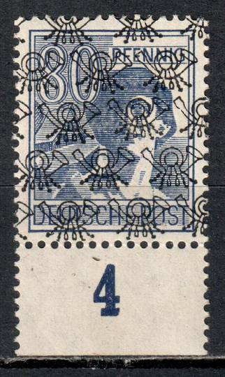 GERMANY Allied Occupation 1948 80 pf Grey-Blue with complete overprint A3 as listed by Stanley Gibbons. Overprint also complete