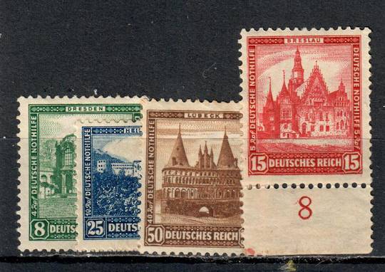 GERMANY 1931 Welfare Fund. Set of 4.