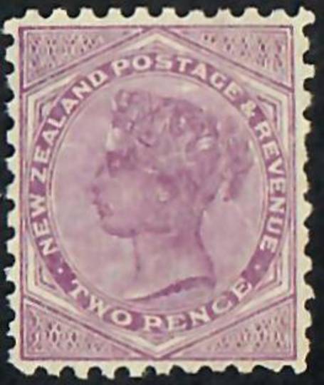 NEW ZEALAND 1882 Victoria 1st Second Sideface 2d Purple. Perf 11. - 72306 - Mint
