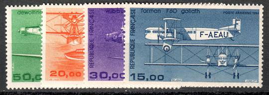 FRANCE 1984 Aeroplanes. Set of 4. - 72333 - UHM