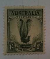 AUSTRALIA 1937 Definitive 1/- Lyre Bird. Perf 13½x14. - 72531 - Mint