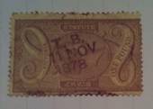 VICTORIA 1870 Stamp Statute £1 Purple on yellow. Superb condition. - 72545 - Fiscal