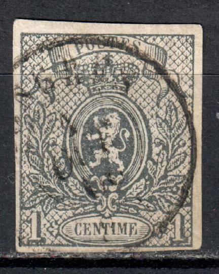 BELGIUM 1866 Definitive 1c Grey. Imperf Single. cat The top value in the set. £250 as a pair. - 72591 - VFU