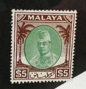 KELANTAN 1951 Definitive $5 Green and Brown. - 72978 - Mint