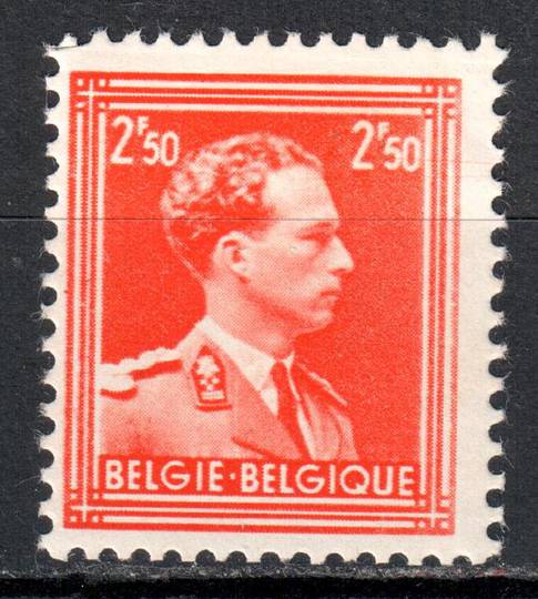 BELGIUM 1936 Definitive 2fr50 Vermilion. Very lightly hinged. - 7305 - LHM
