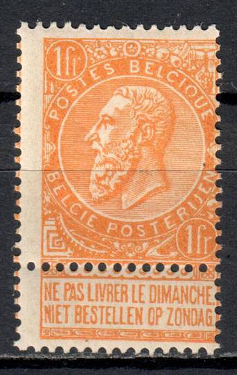 BELGIUM 1893 Definitive 1fr Orange. - 7315 - LHM