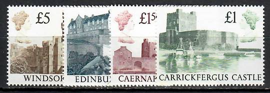 GREAT BRITAIN 1988 Definitives Castles. Set of 4. - 73211 - UHM