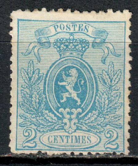 BELGIUM 1866 Definitive 2c Blue. Perf 14. - 7353 - MNG