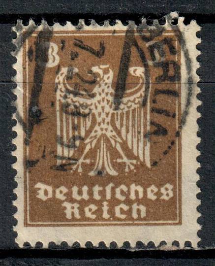 GERMANY 1924 Definitive 3pf Bistre. Watermark Horizontal Mesh. Postmark BERLIN 7.24. (Now no longer priced by SG) - 73555 - Used