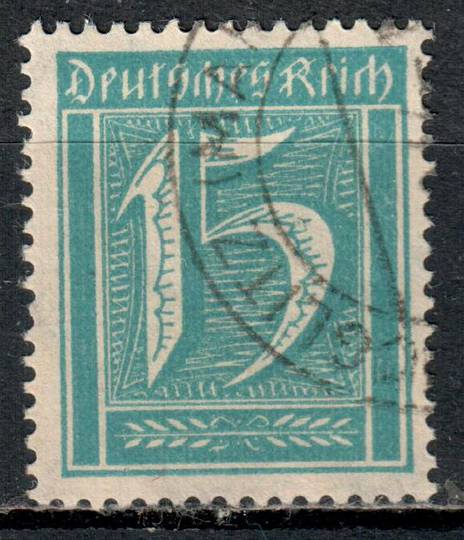 GERMANY 1921 Definitive 15pf Turquoise-Blue. - 73566 - VFU
