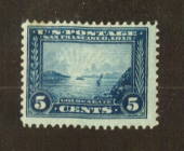 USA 1913 Panama-Pacific Exposition 5c Blue. Perf 12. - 73610 - UHM
