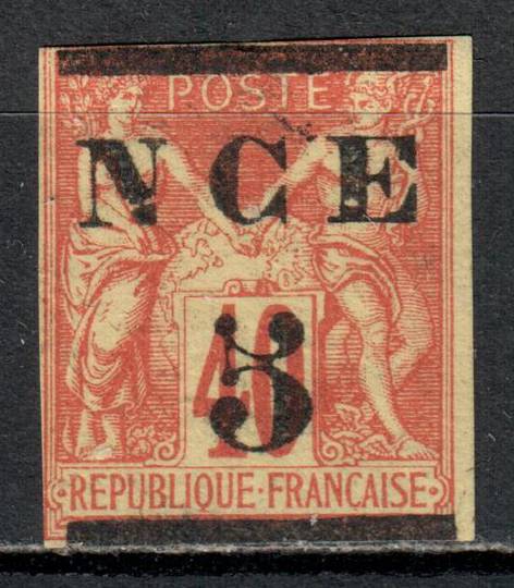 NEW CALEDONIA 1881 Definitive Surcharge 5c on 40c Red on yellow. - 73701 - Mint