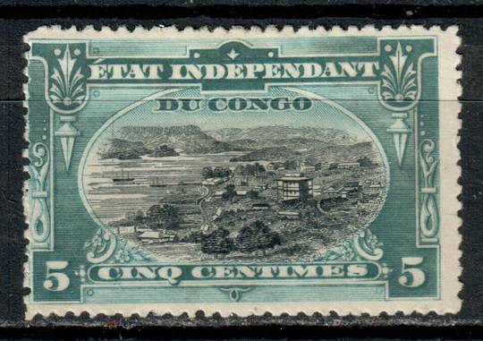 BELGIAN CONGO 1894 Definitive 5c Black and Turquoise-Blue. - 7374 - Mint