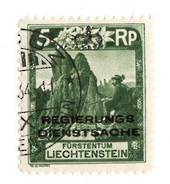 LIECHENSTEIN 1932 Official 5 rappen Deep Green. Perf 10.5. - 73780 - VFU