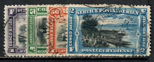 BELGIAN CONGO 1920 Air. Set of 4. - 7384 - FU