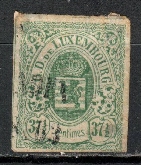 LUXEMBOURG 1859 Definitive 37½cGreen. Four margins. - 73894 - FU