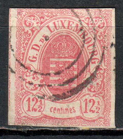 LUXEMBOURG 1859 Definitive 12½c Rose. Three good margins. - 73896 - GU