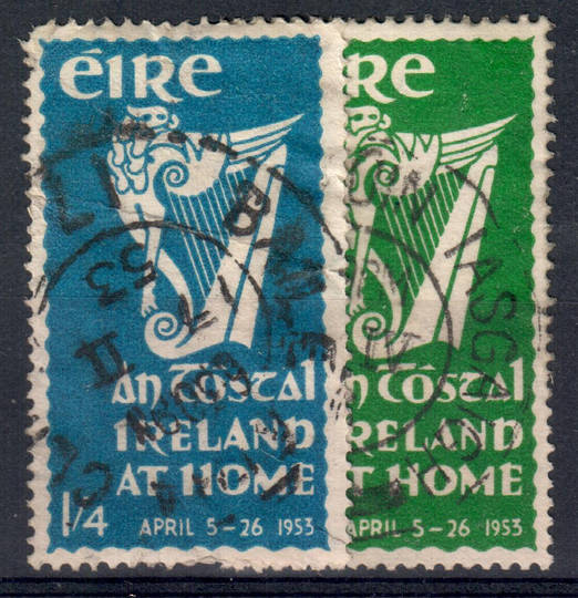 IRELAND 1953 "An Tostal". Set of 2. - 7401 - Used