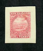 NEW ZEALAND 1898 Pictorial 1d Red Imperforate Proof. - 74032 - Proof