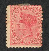 NEW ZEALAND 1882 Victoria 1st Second Sideface 1d Red Perf 10. Scratches on face. Minor variety. - 74033 - Mint