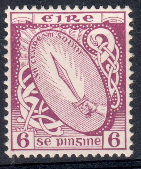 IRELAND 1940 Definitive 6d Claret. Watermark inverted. - 7406 - UHM