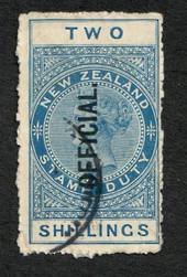 NEW ZEALAND 1882 Victoria 1st Long Type Postal Fiscal 9/- Orange. - 74076 - Mint