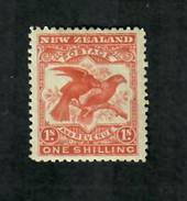 NEW ZEALAND 1898 Pictorial 1/- Vermilion. London Print. - 74094 - Mint