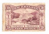 NEW ZEALAND 1898 Pictorial 9d Purple. London Print. Very Fresh. - 74095 - LHM
