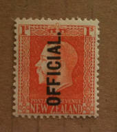 NEW ZEALAND 1915 Geo 5th Official 1/- Salmon. - 74129 - UHM