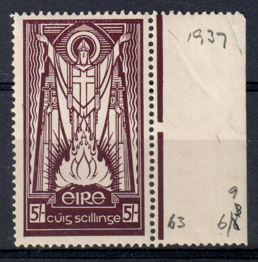 IRELAND 1940 Definitive 5/- Maroon. - 7413 - UHM