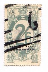 NEW ZEALAND 1925 Fiscal Railway Charges 2/6 Grey. Overprinted AUCKLAND. It was the custom to overprint for each railway station.