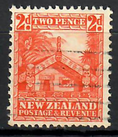 NEW ZEALAND 1935 Pictorial 2d Orange. Multi Watermark Inverted. Perf 14x13Â½. - 74199 - FU