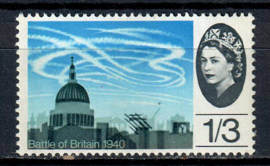 GREAT BRITAIN 1965 25th Anniversary of the Battle of Britain 1/3 with inverted watermark. - 74414 - UHM