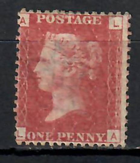 GREAT BRITAIN 1858 1d Red. Plate 111. Letters ALLA. Centered west. Gum there but sparse. - 74443 - Mint