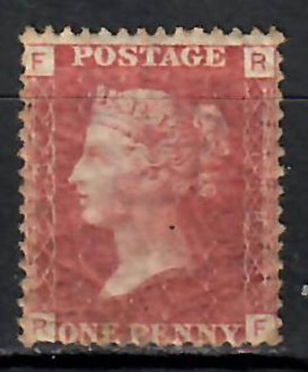 GREAT BRITAIN 1858 1d Red. Plate 158. Letters FRRF. Centered south. Gum cracking but still okay. - 74452 - Mint