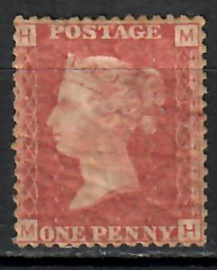 GREAT BRITAIN 1858 1d Red. Plate 171. Letters HMMH. Gum cracked. - 74454 - Mint