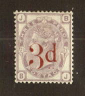 GREAT BRITAIN 1880 Victoria 1st Definitive 3d on 3d Lilac. - 74469 - Mint
