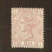 GREAT BRITAIN 1873 Victoria 1st Definitive 2½d Rosy Mauve. Watermark Orb. Plate 9. Almost qualifies as unhinged. - 74487 - LHM