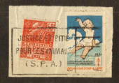 FRANCE 1931 Tuberculosis Cinderella on piece. - 74513 - Cinderellas
