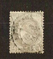 FRANCE 1871 Definitive Grands Chiffres dans les angles inferieurs 4c Gris. Yvert (1996 edn) 52. - 74517 - Used