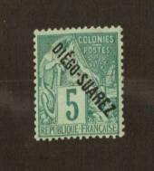 DIEGO-SUAREZ 1892 Definitive Overprinted 5c Green on pale green. Virtually unhinged. - 74550 - LHM