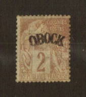 OBOCK 1892 Definitive 2c Brown on buff. The first surcharge. - 74558 - Mint